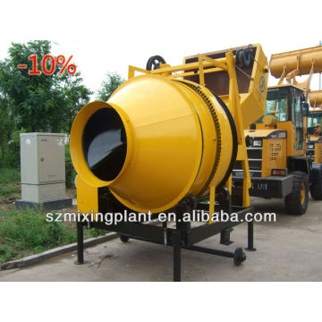 JZR500 Portable Diesel Engine Concrete Mixer (hydraulic tipping hopper)